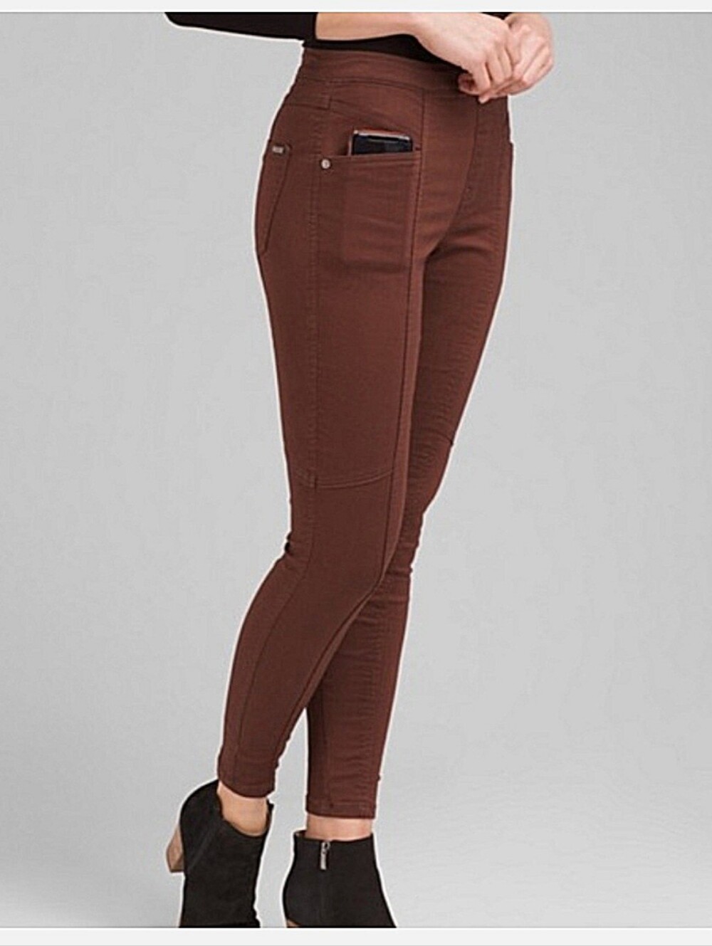 Prana "Jordy Jegging" Pull-on Pant Legging Faded Red | Women's Size 6 - Picture 2 of 13
